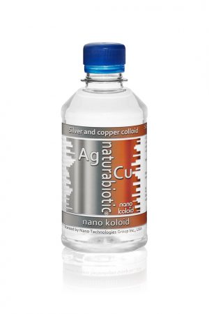 Silver with Colloidal Copper Naturebiotic Ag / Cu 100 PPM - 250 ml with screw cap