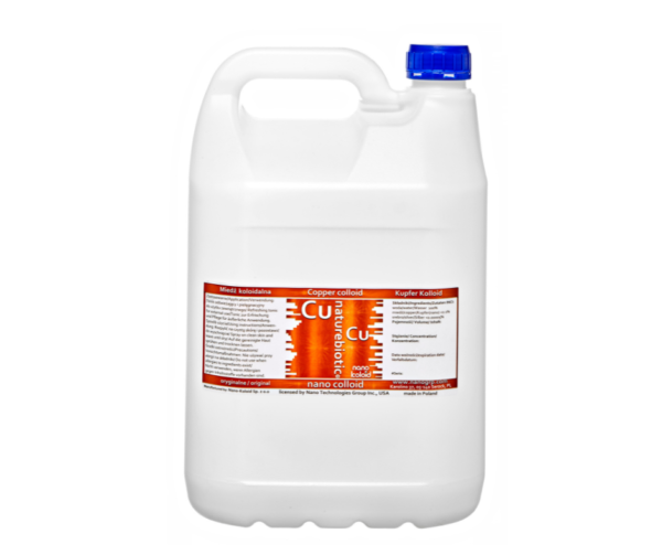 Colloidal Copper Naturebiotic Cu 50 PPM - 5 liter container