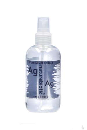 Srebro Koloidalne Naturebiotic Ag 50 PPM- 250 ml z atomizerem