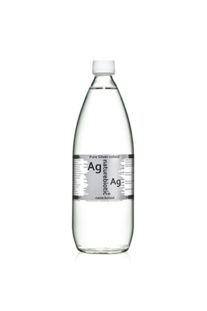 Naturebiotic Ag 50 PPM Colloidal Silver- 1000 ml in a glass bottle